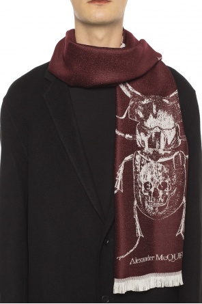 Skull motif scarf, zdjęcie 2 Skull motif scarf od Alexander McQueen